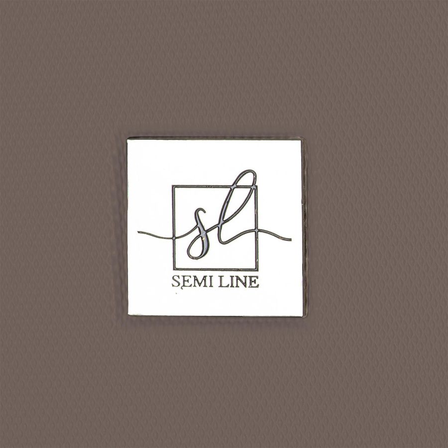 Чемодан маленький под ручную кладь Semi Line 20 (S) ABS-пластик Brown/Pink Cream (T5673-3)