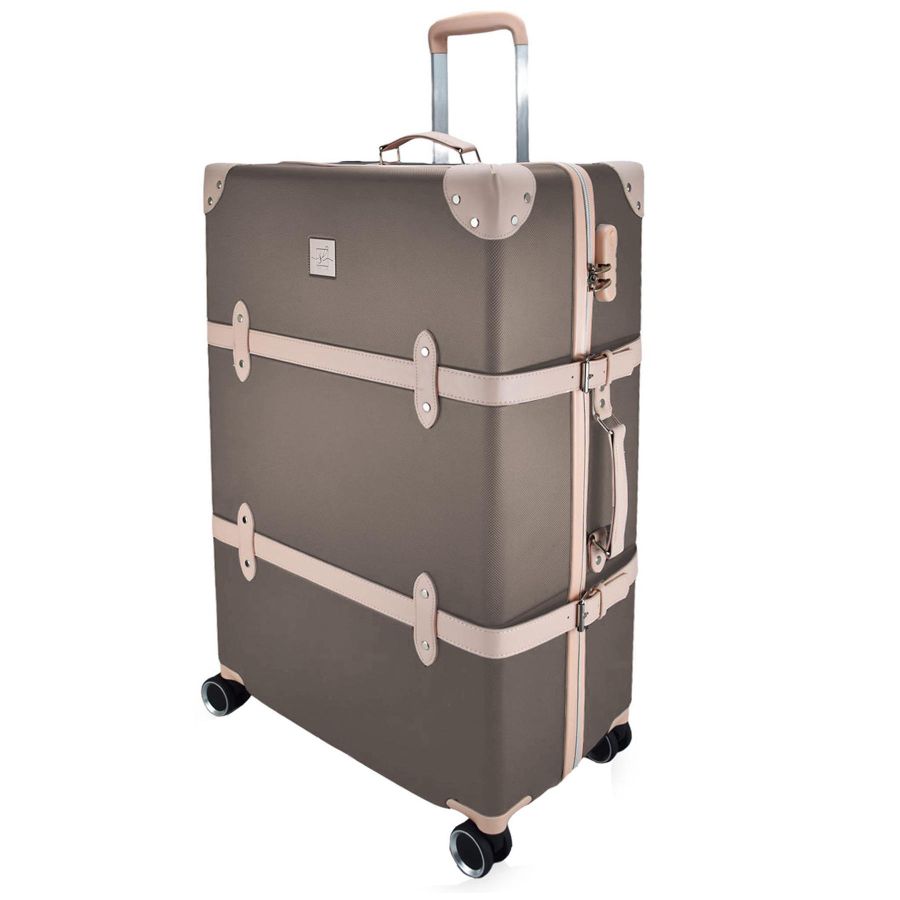 Чемодан большой Semi Line 28 дюймов (L) ABS-Plastic Brown/Pink Cream (T5673-4)