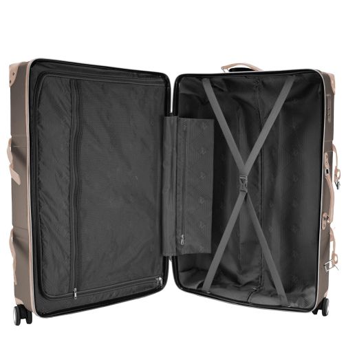 Чемодан большой Semi Line 28 дюймов (L) ABS-Plastic Brown/Pink Cream (T5673-4)