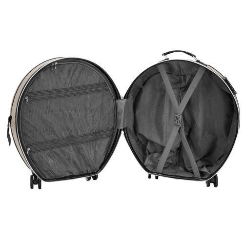 Чемодан малый ручная кладь Semi Line 20 (S) ABS-Plastic Champagne/Black (T5674-2)