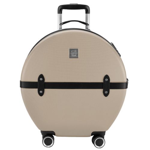 Чемодан малый ручная кладь Semi Line 20 (S) ABS-Plastic Champagne/Black (T5674-2)