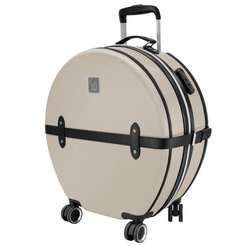 Чемодан маленький для ручной клади Semi Line 20 (S) ABS-пластик Champagne/Black (T5674-3)