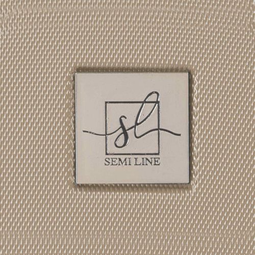 Чемодан большой Semi Line 28 дюймов (L) ABS-Plastic Champagne/Black (T5674-4)