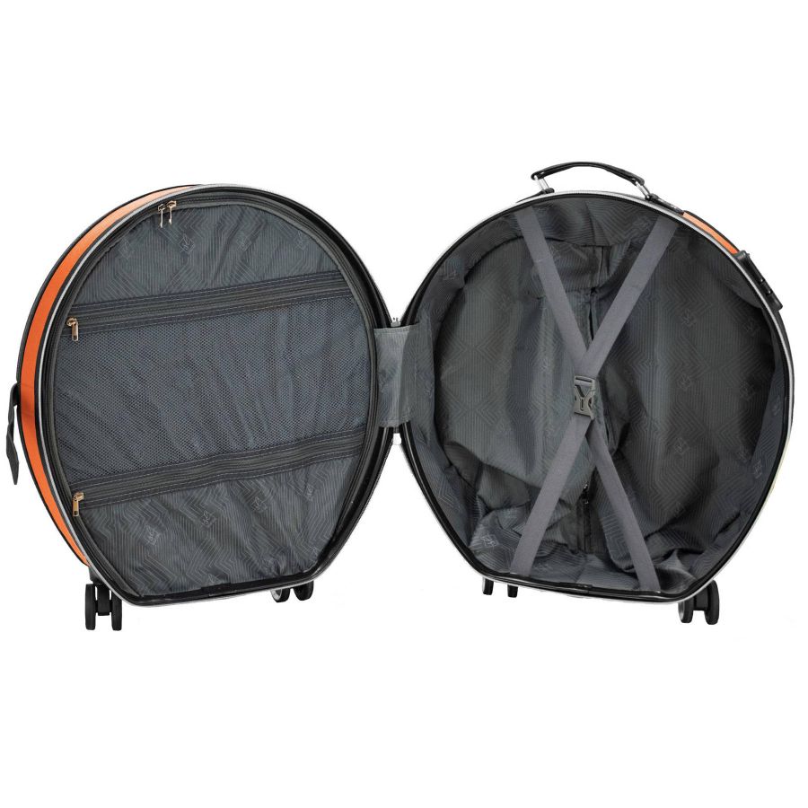 Чемодан маленький под ручную кладь Semi Line 20 (S) ABS-Plastic Orange/Black (T5675-2)