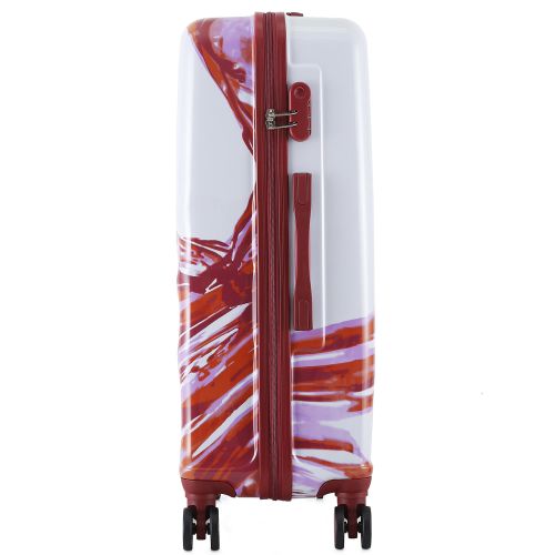 Чемодан большой Semi Line 28 дюймов (L)  Polycarbonate/ABS-Plastic White/Red Print (T5654-3)