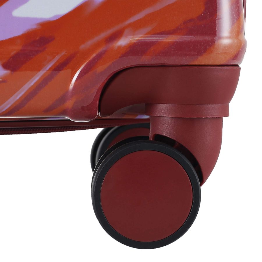 Чемодан большой Semi Line 28 дюймов (L)  Polycarbonate/ABS-Plastic White/Red Print (T5654-3)