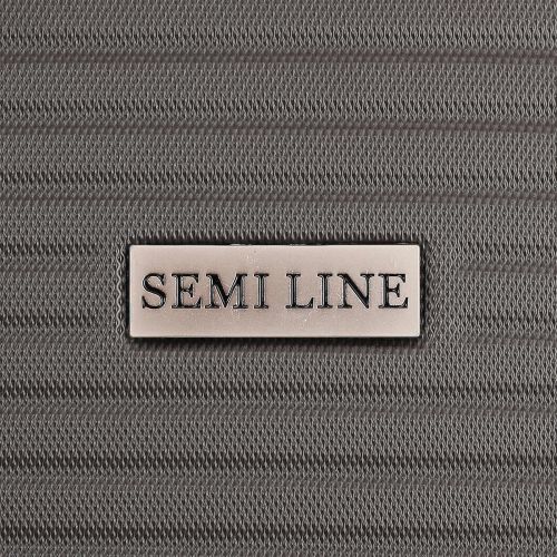 Чемодан маленький под ручную кладь  Semi Line 20 (S) ABS-Plastic Graphite (T5711-1)