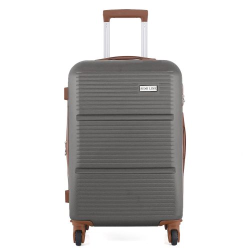 Чемодан средний Semi Line 24 дюйма (M) ABS-пластик Темно-серый (T5711-2)