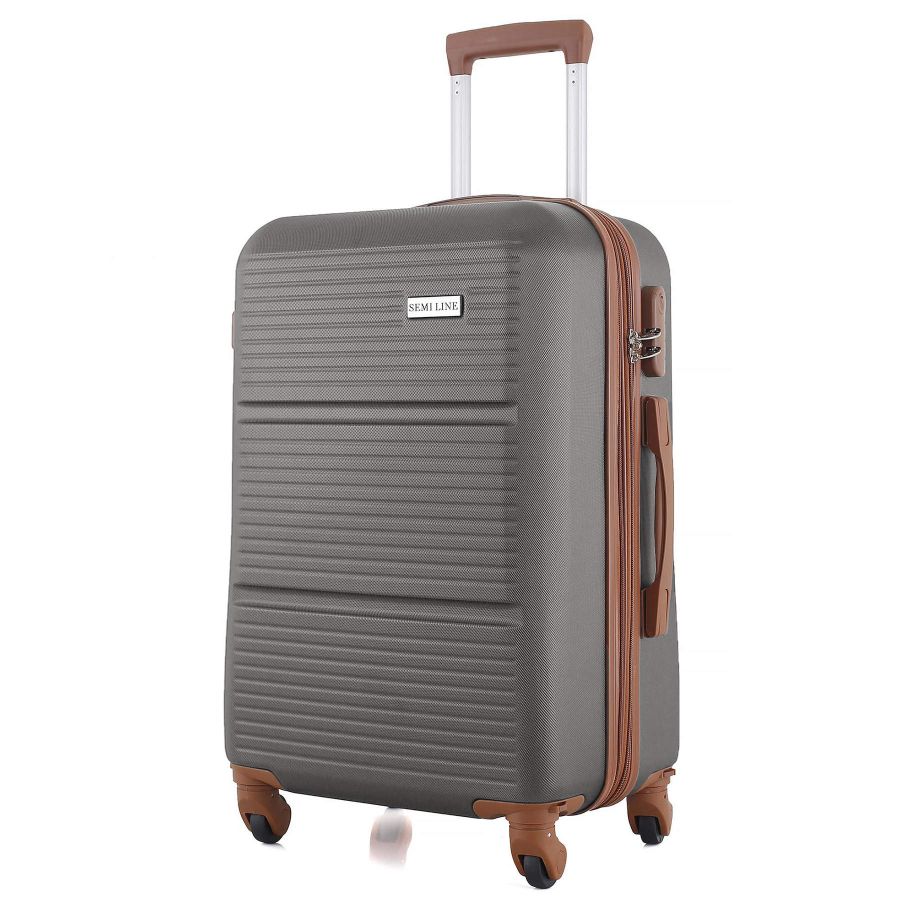 Чемодан бодьшой Semi Line 28 дюймов (L) ABS-Plastic Graphite (T5711-3)