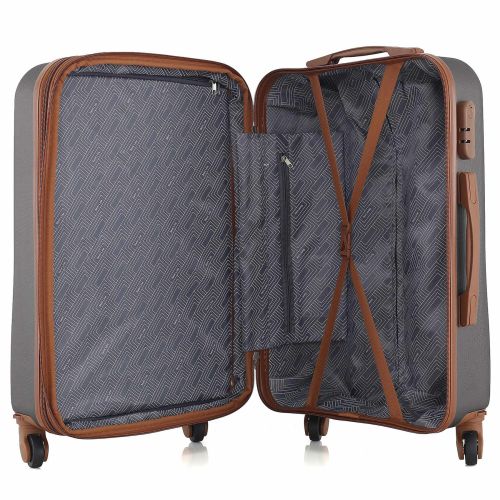 Чемодан бодьшой Semi Line 28 дюймов (L) ABS-Plastic Graphite (T5711-3)