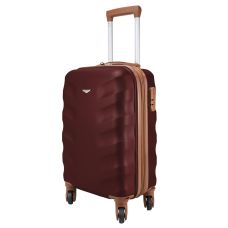 Чемодан маленький под ручную кладь Semi Line 20 дюймов (S) дюймов (S) ABS-Plastic Burgundy (T5708-1)