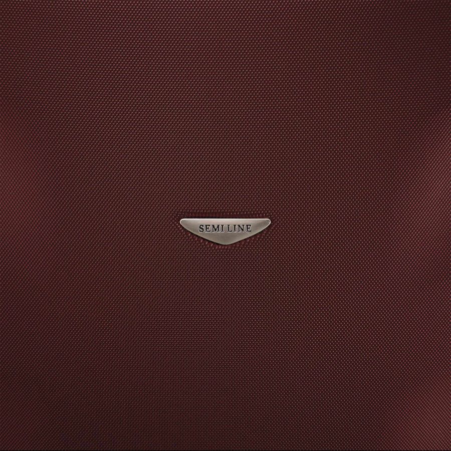 Чемодан маленький под ручную кладь Semi Line 20 (S) ABS-Plastic Burgundy (T5708-1)