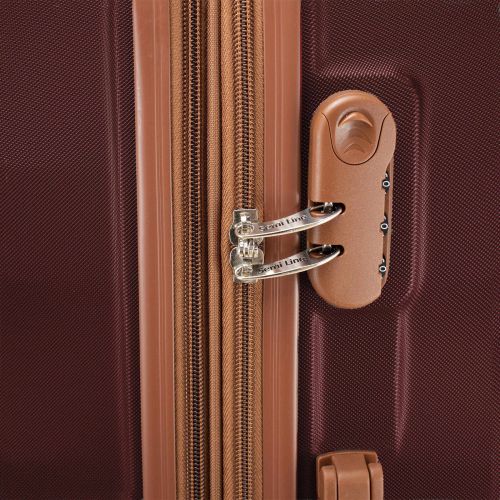 Чемодан средний Semi Line 24 дюйма (M) ABS-Plastic Burgundy (T5708-2)