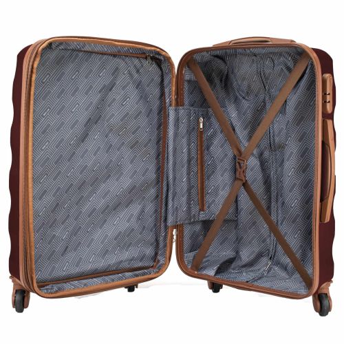 Чемодан большой Semi Line 28 дюймов (L) ABS-Plastic Burgundy (T5708-3)