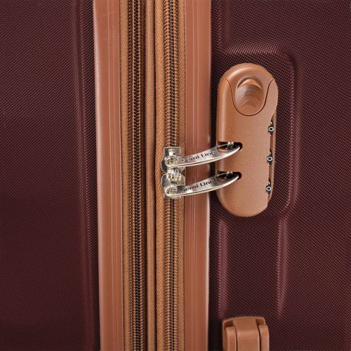 Чемодан большой Semi Line 28 дюймов (L) ABS-Plastic Burgundy (T5708-3)