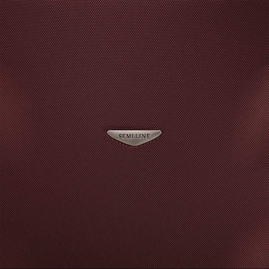 Чемодан большой Semi Line 28 дюймов (L) ABS-Plastic Burgundy (T5708-3)