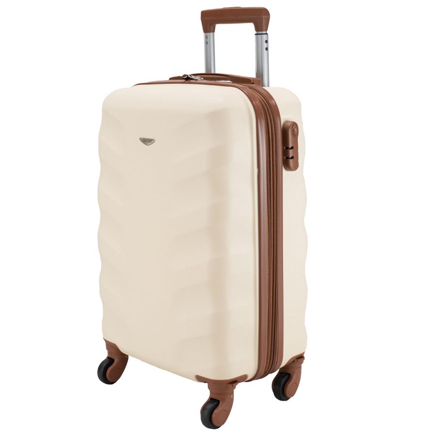 Чемодан маленький под ручную кладь Semi Line 20 (S) ABS-Plastic Beige (T5709-1)