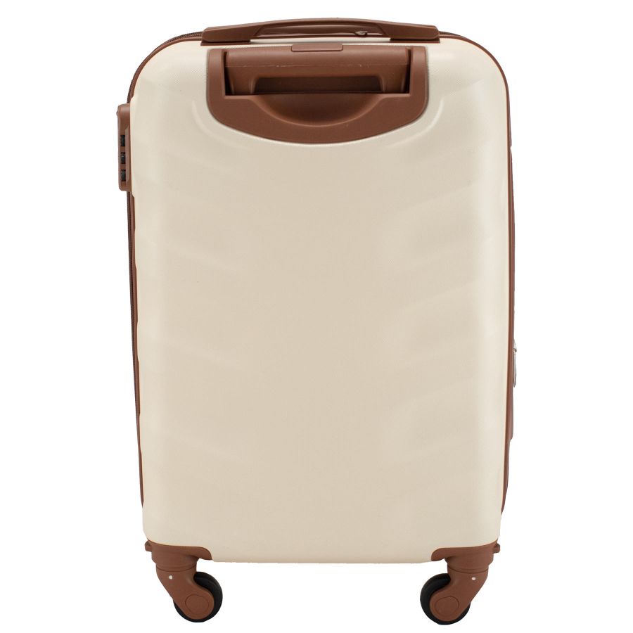 Чемодан маленький под ручную кладь Semi Line 20 (S) ABS-Plastic Beige (T5709-1)