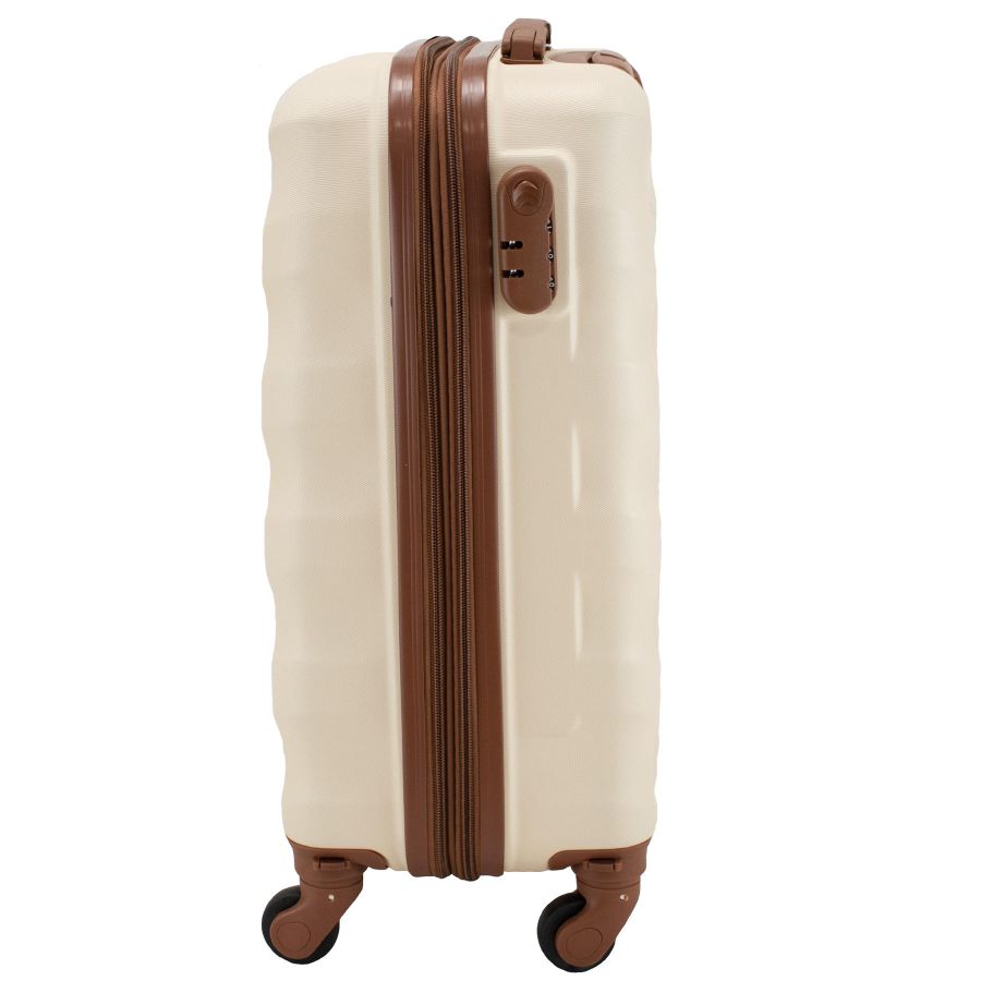 Чемодан маленький под ручную кладь Semi Line 20 (S) ABS-Plastic Beige (T5709-1)