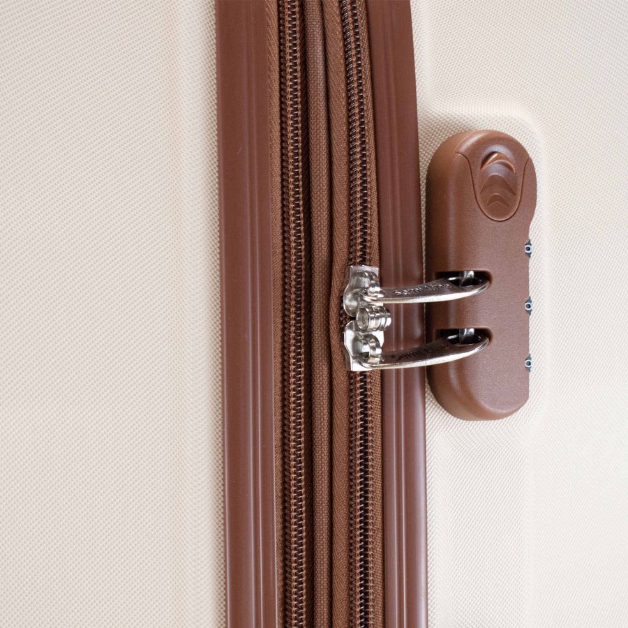 Чемодан маленький под ручную кладь Semi Line 20 (S) ABS-Plastic Beige (T5709-1)