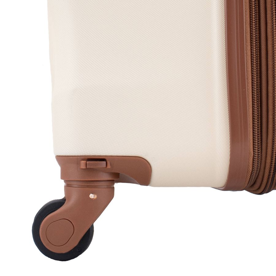 Чемодан маленький под ручную кладь Semi Line 20 (S) ABS-Plastic Beige (T5709-1)