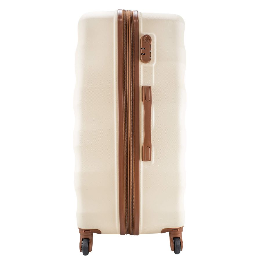 Чемодан средний Semi Line 24 дюйма (M) ABS-Plastic  Beige (T5709-2)