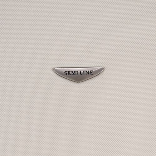 Чемодан средний Semi Line 24 дюйма (M) ABS-Plastic  Beige (T5709-2)