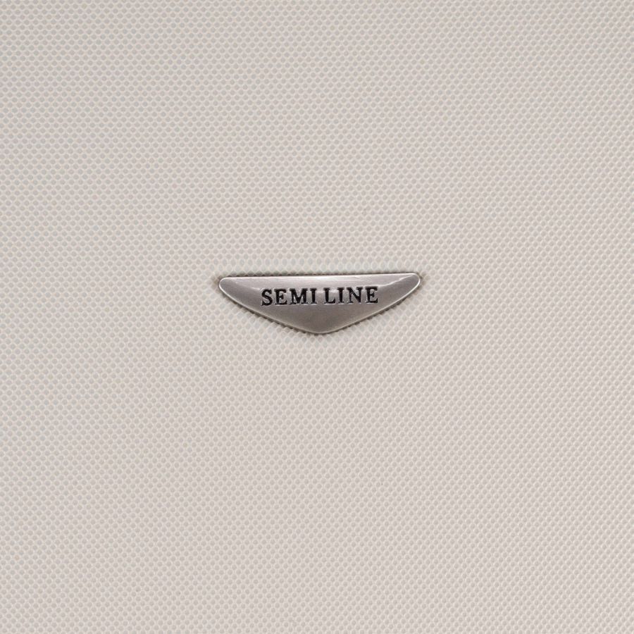 Чемодан средний Semi Line 24 дюйма (M) ABS-Plastic  Beige (T5709-2)
