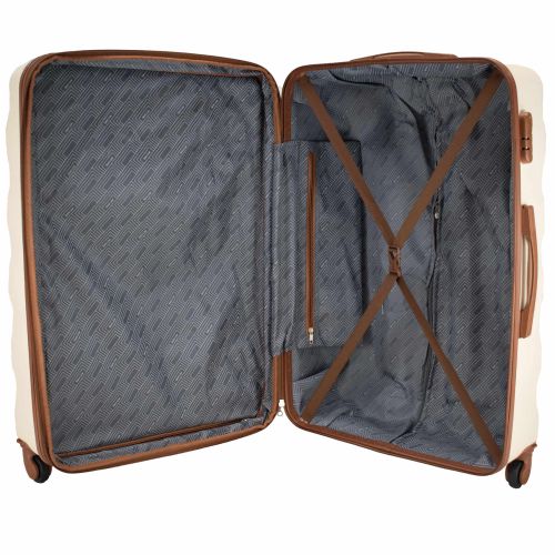 Чемодан большой Semi Line 28 дюймов (L) ABS-Plastic Beige (T5709-3)