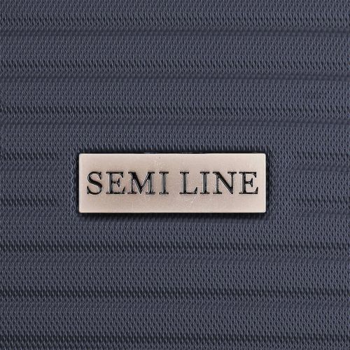 Чемодан средний Semi Line 24 ABS-пластик (M) Темно-синий (T5712-2)