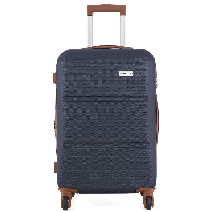 Чемодан большой Semi Line 28 дюймов (L) ABS-Plastic Navy (T5712-3)