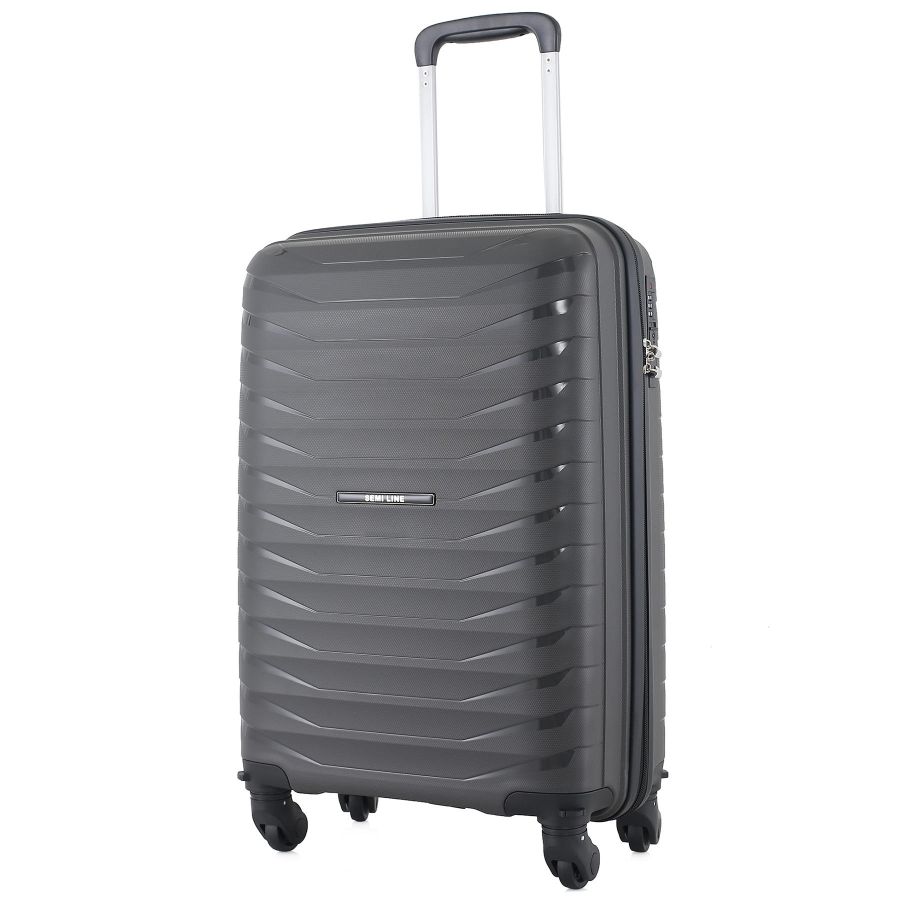 Чемодан маленький под ручную кладь Semi Line 21 (S) Polypropylene  Dark Grey (T5586-2)