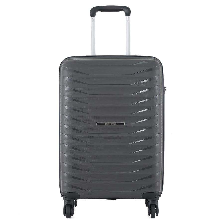 Чемодан маленький под ручную кладь Semi Line 21 (S) Polypropylene  Dark Grey (T5586-2)