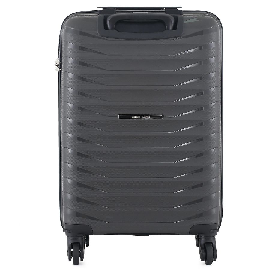 Чемодан маленький под ручную кладь Semi Line 21 (S) Polypropylene  Dark Grey (T5586-2)