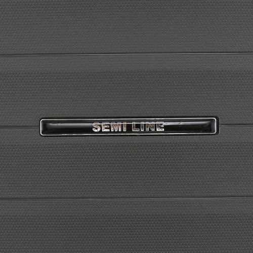 Чемодан маленький под ручную кладь Semi Line 21 (S) Polypropylene  Dark Grey (T5586-2)