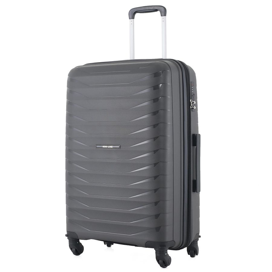 Чемодан средний Semi Line 25 (M) Polypropylene  Dark Grey (T5586-4)
