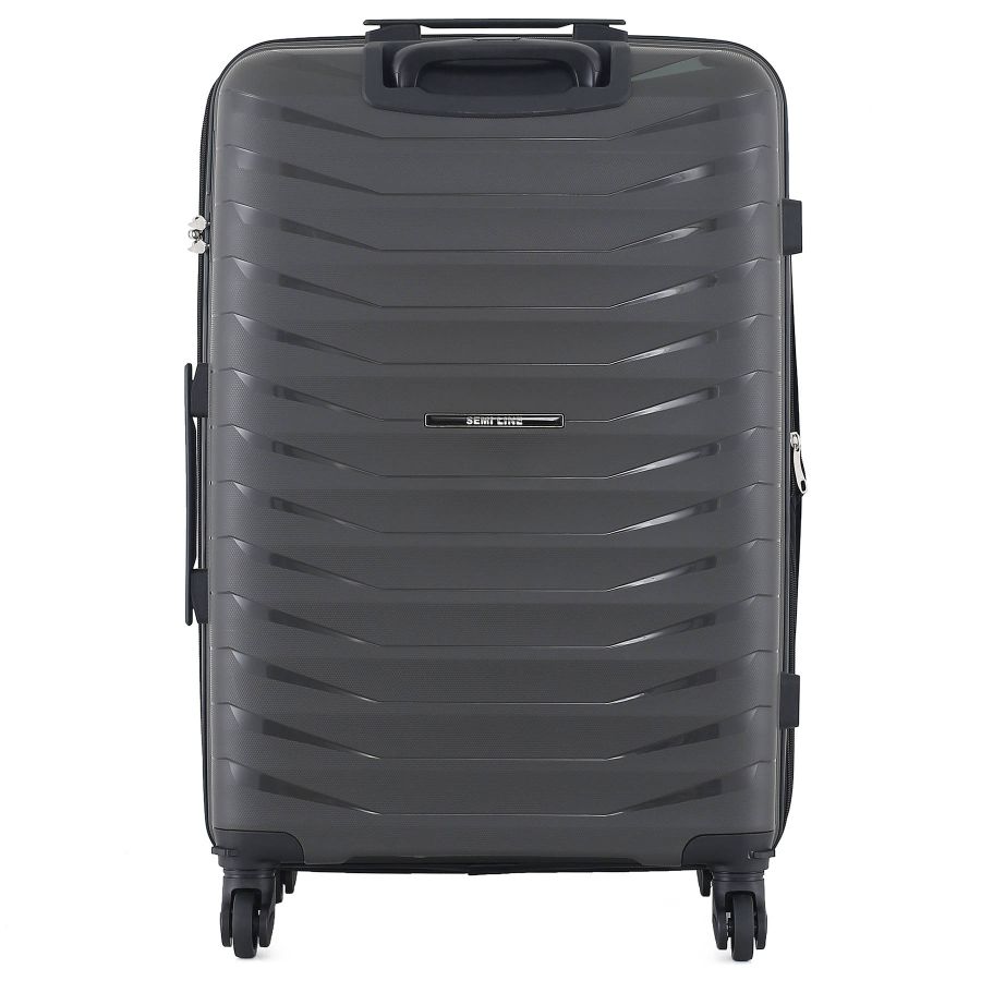 Чемодан средний Semi Line 25 (M) Polypropylene  Dark Grey (T5586-4)