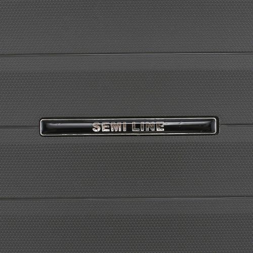 Чемодан средний Semi Line 25 (M) Polypropylene  Dark Grey (T5586-4)