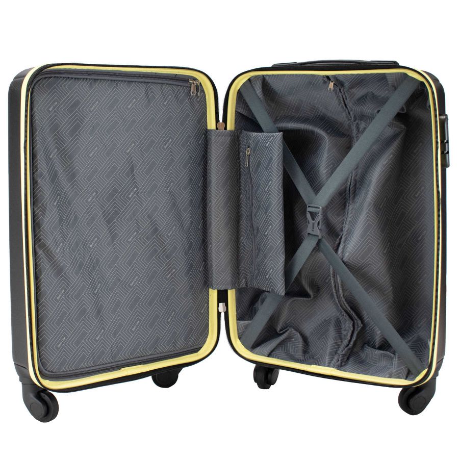 Чемодан Semi Line 20 (S) Black (T5685-1)