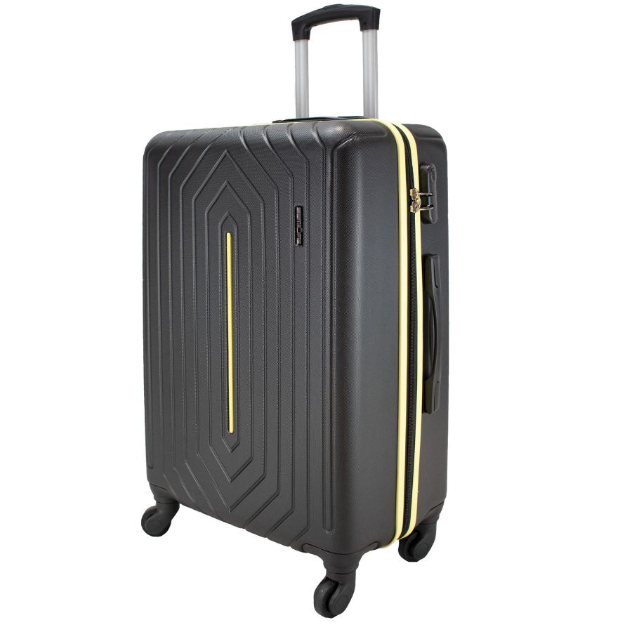 Чемодан средний Semi Line 24 дюйма (M) ABS-Plastic Black (T5685-2)