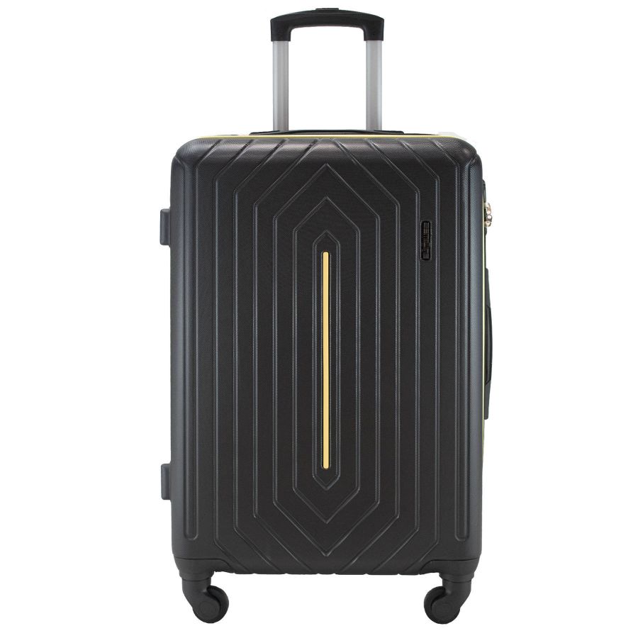 Чемодан средний Semi Line 24 дюйма (M) ABS-Plastic Black (T5685-2)