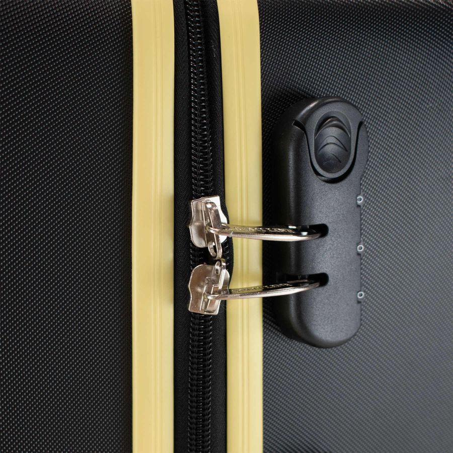 Чемодан средний Semi Line 24 дюйма (M) ABS-Plastic Black (T5685-2)