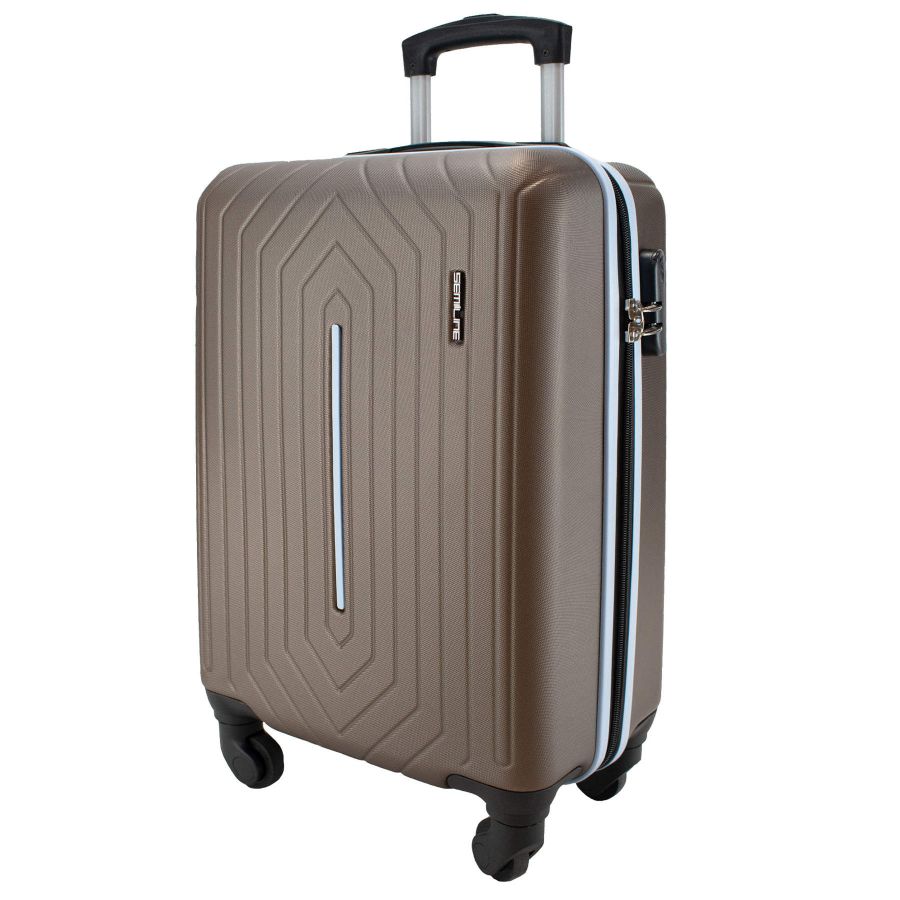 Чемодан маленький под ручную кладь Semi Line 20 (S) ABS-Plastic Brown (T5688-1)
