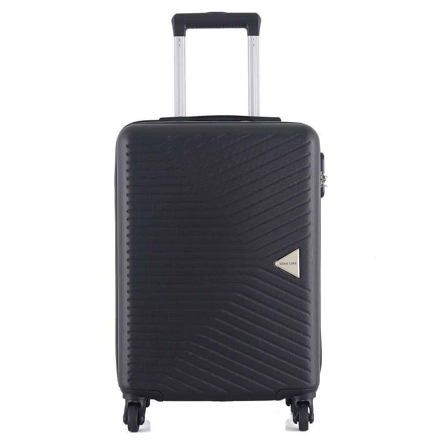 Чемодан маленький под ручную кладь Semi Line 20 (S) ABS-Plastic Black (T5690-1)