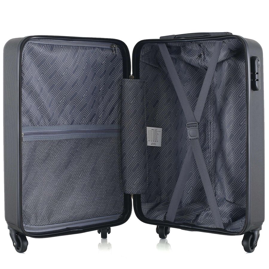 Чемодан маленький под ручную кладь Semi Line 20 (S) ABS-Plastic Black (T5690-1)