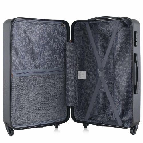 Чемодан Semi Line 24 дюйма (M) Black (T5690-2)