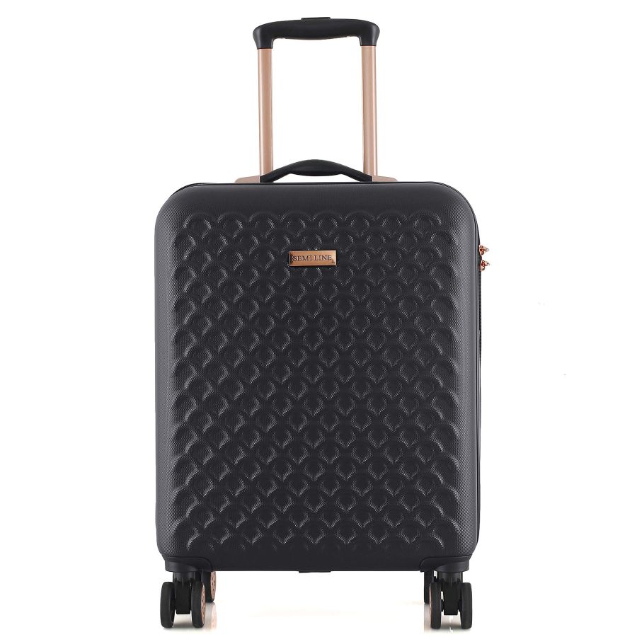 Чемодан малый для ручной клади Semi Line 20 (S) ABS-Plastic Black (T5718-1)
