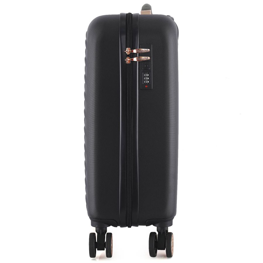 Чемодан малый для ручной клади Semi Line 20 (S) ABS-Plastic Black (T5718-1)