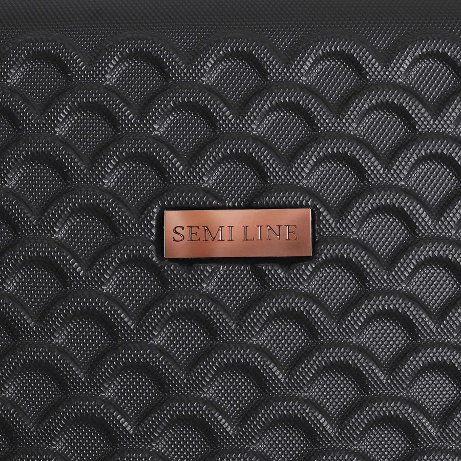 Чемодан малый для ручной клади Semi Line 20 (S) ABS-Plastic Black (T5718-1)