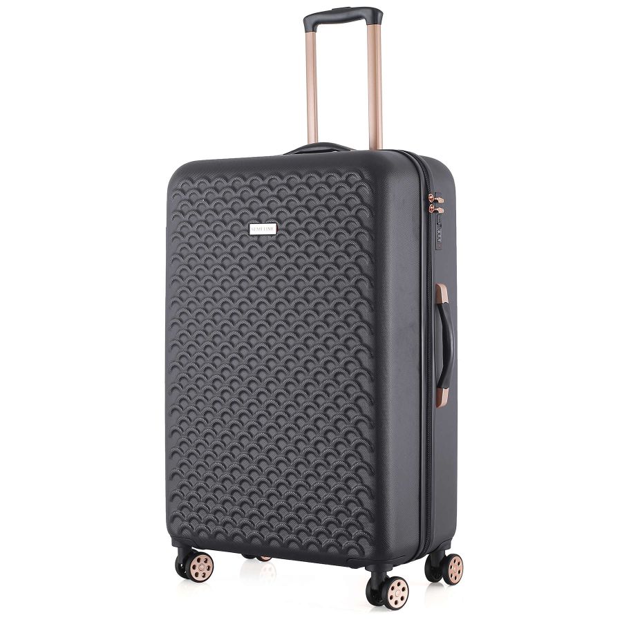 Чемодан большой Semi Line 28 дюймов (L) ABS-Plastic Black (T5718-3)